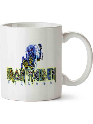 Art Hediye Iron Maiden Pinball Iki Tarafı Baskılı Kupa Bardak