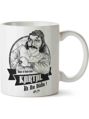 Art Hediye Kardeş Payı Kartal Hı Ne Didin Iki Tarafı Baskılı Kupa Bardak