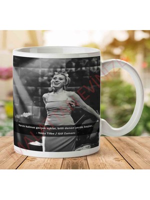 Yıldız Tilbe Aşklar Iki Tarafı Baskılı Kupa Bardak