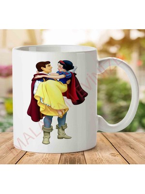 Art Hediye A2558 Snow White Iki Tarafı Baskılı Kupa Bardak