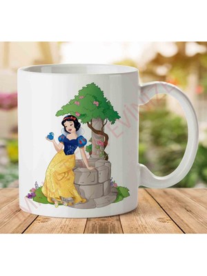 Art Hediye A2560 Snow White Iki Tarafı Baskılı Kupa Bardak