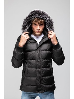 Slazenger Erkek Mont Harshal Erkek Mont Siyah ST21JE011-500