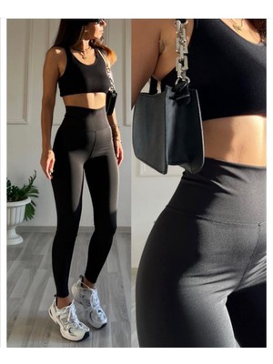 Gokili Butik Gokili Butik Kadın Yüksek Bel Toparlatıcı Tayt