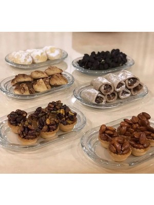 Paşabahçe Premium Kahvaltılık Tabak 6’lı Set – Şık Cam Sunum Tabakları