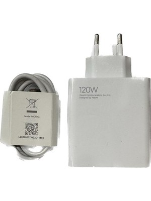 Xiaomi 120W Turbo Max Hızlı Şarj Cihazı Type-C Girişli Çoklu Şarj Cihazı Galaxy Uyumlu