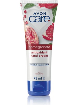 Avon Care Nar Özlü Antioksidan El Kremi 75 ml – E Vitamini ve Provitamin B5 ile Yoğun ve Uzun Süreli Nemlendirme