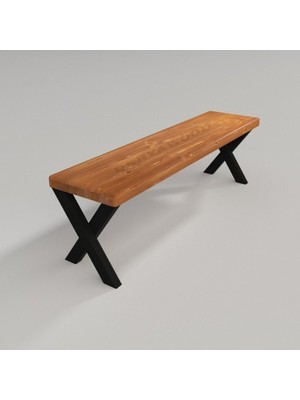 Deryawood Masif Ahşap Andora Bank  37*200*45CM