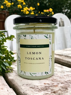 Royal Mum Lemon Toscana Kokulu - Naturel Kavanoz Mum