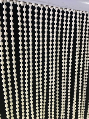 Su Perisi Perde Kapı Boncuk Perdesi 5mm Krem