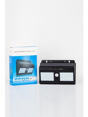 Helios 30W Solar LED Duvar Aydınlatma Beyaz Işık (Dış Mekan) IP65