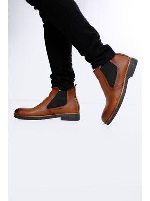 Gür Moda Chelsea Erkek Ortopedik Kışlık Soguk Geçirmez Su Geçirmez Günlük Bot