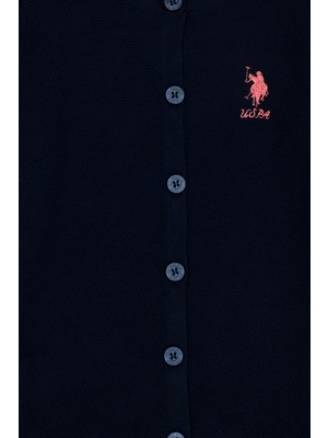 U.S. Polo Assn. Kız Çocuk Lacivert Hırka (Triko) 50271881-VR033