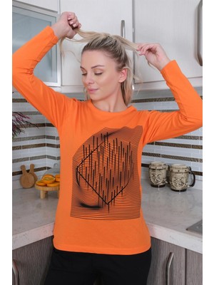 Akbeniz Kadın Uzun Kol Penye Pijama Takım 4177