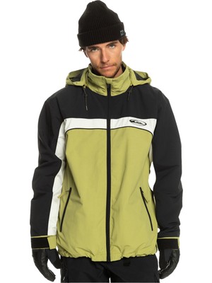 Quiksilver Live Wire Erkek Yeşil Snowboard Ceketi