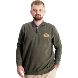 Büyük Beden  Sweat  Selanik Crown Of A King 23444 Haki