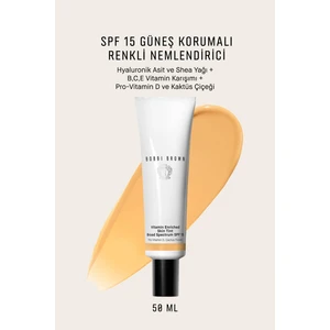 Bobbi Brown Vitamin Enriched Işıltılı Bitişli Renkli Nemlendirici SPF 15 50 ml - Medium 1 - 716170284729