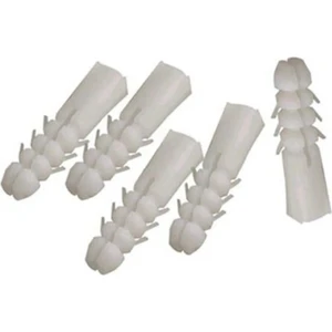 50 Adet 8mm Standart Dübel Beyaz