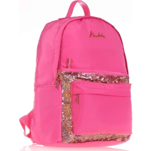 Kaukko Pullu Pembe Üç Gözlü Okul ve Günlük Sırt Çantası - Kız