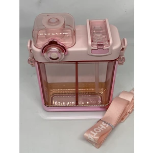 St - 7100 Çift Bölmeli 700 ml Matara Pembe