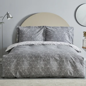 Karaca Home Colby Gri %100 Pamuk Çift Kişilik Nevresim Takımı