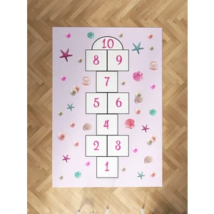 Mekta Home Bebek ve Çocuk Odası Seksekli ve Deniz Fenerli Halı
