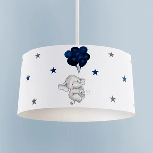 Mekta Home Bebek ve Çocuk Odası Filli Mavi Balon Desenli Avize