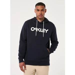 Lacivert - Beyaz Erkek Kapüşonlu Baskılı Sweatshirt FOA402599 B1B Po Hoodıe 2.0