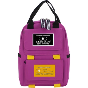 Los Angeles Polo Club Pembe Unisex Sırt Çantası Su Geçirmez Kumaş