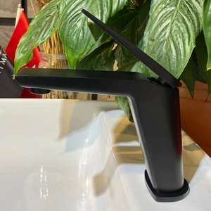 İsaoğlu Yapı Lavabo Bataryası Mat Siyah Lavabo Musluğu Mustang Batarya