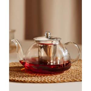 Madame Coco Floren Çelik Süzgeçli Borosilikat Cam Demlik 1000ML