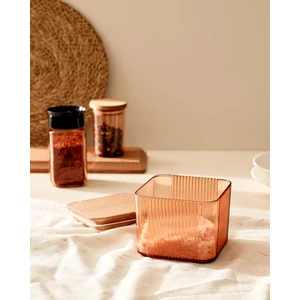 Madame Coco Renard Ahşap Kapaklı Saklama Kabı 500ml