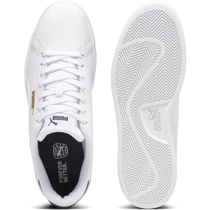 Unisex Puma White-Puma Navy-Puma Gold Puma Smash 3.0 L Beyaz Unisex Günlük Spor Ayakkabı