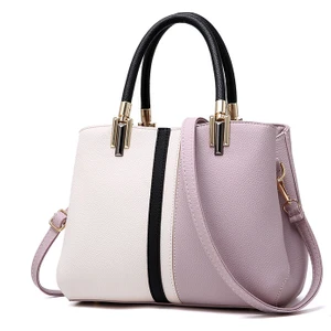 Yaowei HB Yeni Moda Kontrast Renk Çanta Büyük Kapasiteli Işe Gidip Geliş Omuz Crossbody Çanta Trendy (Yurt Dışından)
