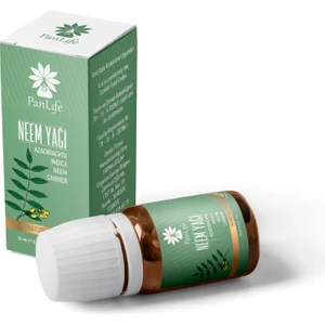 Panlıfe Neem Yağı 10 ml %100 Saf Analiz Sertifikalı  ( Markamız Eczacı Kuruluşudur.)