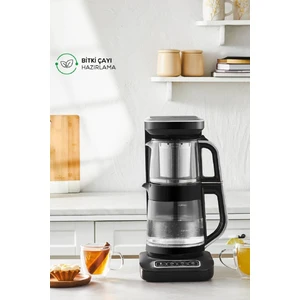 Çaysever Robotea Pro Connect 4 In 1 Konuşan Otomatik Cam Çay ve Filtre Kahve Demleme Makinesi