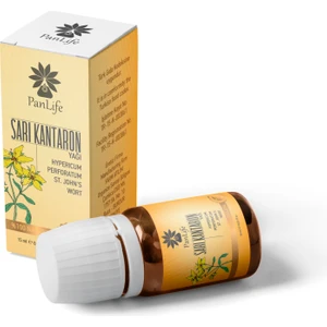 Panlıfe Sarı Kantaron Yağı 10 ml   %100 Saf Analiz Sertifikalı  ( Markamız Eczacı Kuruluşudur.)