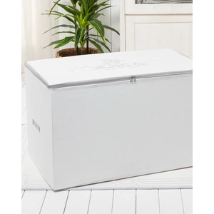 Madame Coco Çiçek Desen Baskılı Hurç - Beyaz - 74x46x46 cm