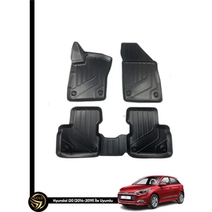 Hyundai I20 2014-2019 Ile Tam Uyumlu 3D Oto Paspas Great