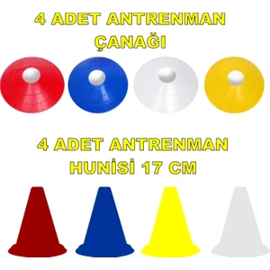 Jovvasport Çanak Huni Set  (4 Çanak + 4 Huni)