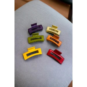 Dikdörtgen Model 6 Adet 9 cm Büyük Boy Mandal Toka