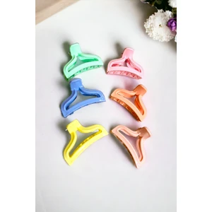 Üçgen Model 6 Adet Büyük Boy 7 cm Mandal Toka