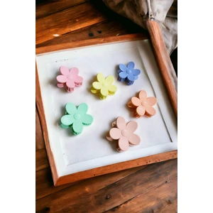 Papatya Model 6 Adet 6 cm Büyük Boy Mandal Toka