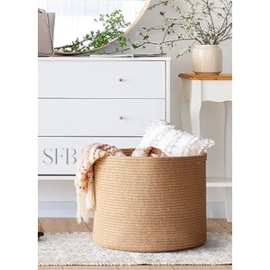Home Turko Jüt, Saksı, Oyuncak Sepeti, Dekoratif Sepet, Iskandinav Tarzı Saksı, Depolama, Organizer 30X30CM