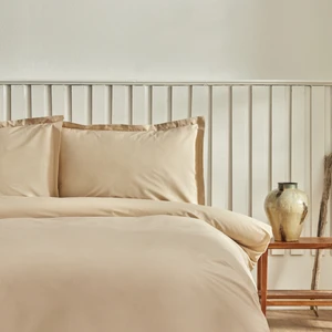 Karaca Home Cool Touch Stripe Çift Kişilik Nevresim Takımı Bej