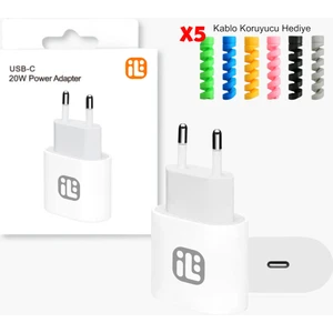 Iphone Type-C 20W Şarj Adaptörü ve 1m Şarj Kablosu