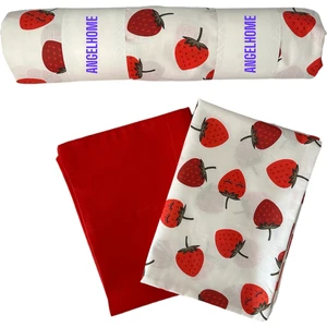 Angel Home %100 Pamuk Çocuk Bebek Nevresim Çile Desenli