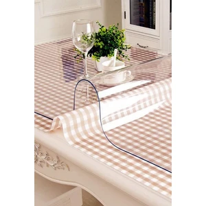 Pimula Home Şeffaf Pvc Kalın Kaymaz Mika Masa Örtüsü Koruyucusu