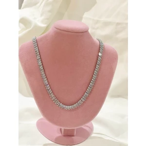 Stainless Steel Baget Su Yolu Çelik Kolye