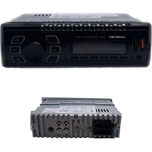 DS-472 Çift USB Girişli Bluetooth Oto Teyp Araba Teybi Sd Aux Teyp Amfi Çıkışlı Kumandalı Rgb Işıklı