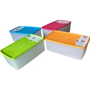 Holly Home 4 Adet Alaska Nofrost Büyük Saklama Kabı Derin Dondurucu 3,5 Lt